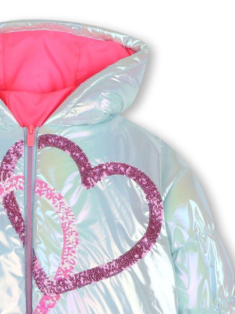 Billieblush Hooded Puffer Jacket - Image 3 of 3