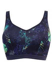 Pour Moi Blue Energy Rush Lightly Padded Underwired Sports Bra - Image 3 of 4