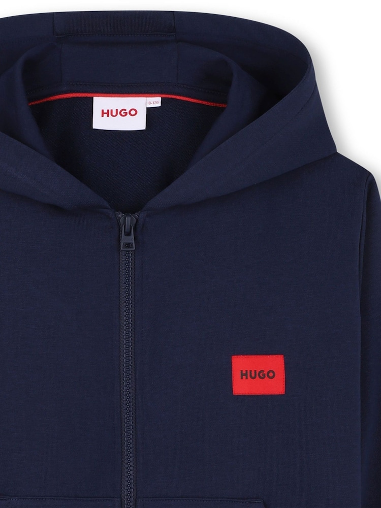 HUGO Zip Through Hoodie - Imaginea 3 din 3 HUGO Zip Through Hoodie - Imaginea 3 din 3