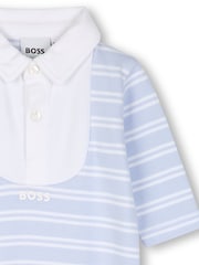 BOSS Blue Pyjamas And Hat Set - Image 5 of 7