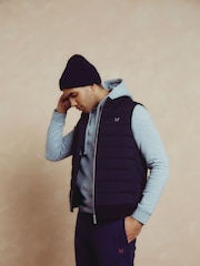 Crew Clothing Dartmouth Hybrid Knit Gilet - Image 1 of 5