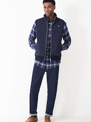 Crew Clothing Dartmouth Hybrid Knit Gilet - Image 2 of 5