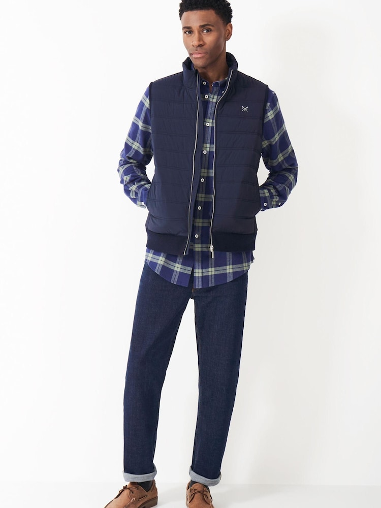 Crew Clothing Dartmouth Hybrid Knit Gilet - Image 2 of 5