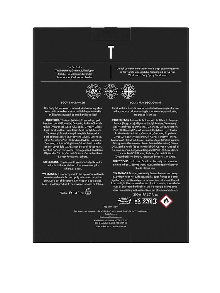 Ted Baker Fusion Graphite Duo Gift Set - Image 2 of 3