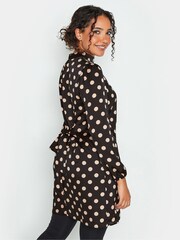 M&Co Black High Neck Tie Tunic - Image 3 of 4