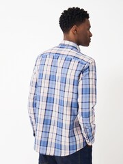 Crew Clothing Multi Marshall Brushed 100% Cotton Check Slim Fit Shirt - Image 2 of 5
