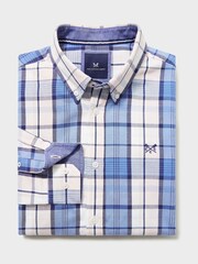 Crew Clothing Multi Marshall Brushed 100% Cotton Check Slim Fit Shirt - Image 5 of 5