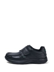 Kickers Black Junior Vegan Reasan Strap Shoes - Image 3 of 7