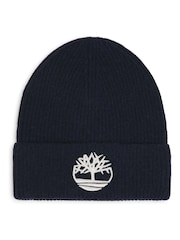 Timberland Blue Knitted Beanie - Image 1 of 3