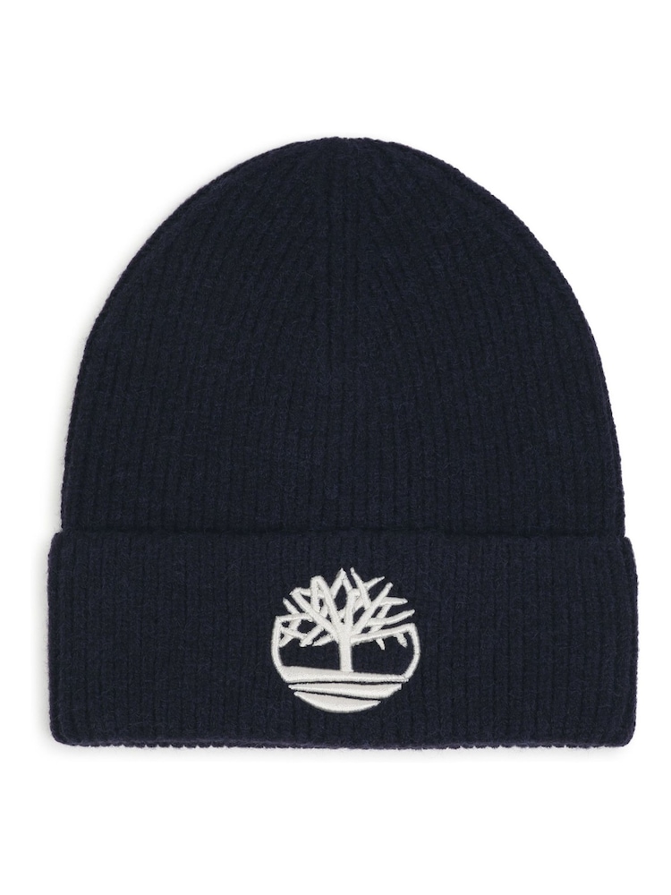 Timberland Blue Knitted Beanie - Image 1 of 3