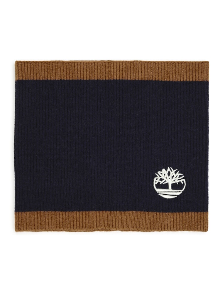 Timberland Blue Knitted Snood - Image 1 of 3 Timberland Blue Knitted Snood - Image 1 of 3