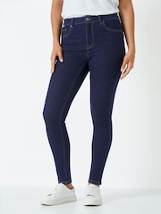 Crew Clothing Blue Skinny Jeans - Image 1 of 4