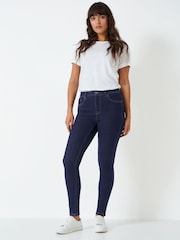 Crew Clothing Blue Skinny Jeans - Image 3 of 4