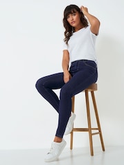 Crew Clothing Blue Skinny Jeans - Image 4 of 4