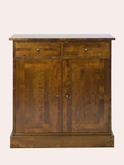 Laura Ashley Dark Chestnut Garrat 2 Door 2 Drawer Narrow Sideboard - Image 5 of 9