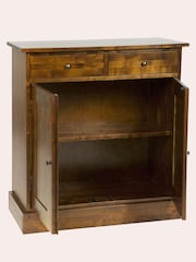 Laura Ashley Dark Chestnut Garrat 2 Door 2 Drawer Narrow Sideboard - Image 7 of 9
