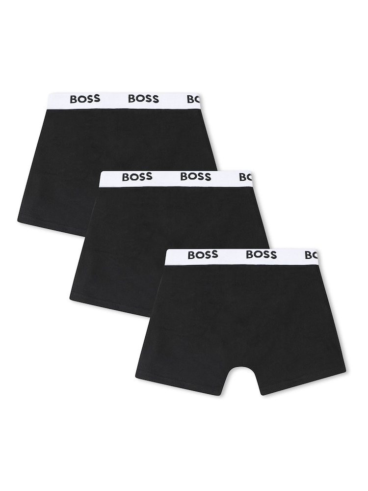 Černý - Boxerky BOSS 3 ks - Obrázek 2 z 4