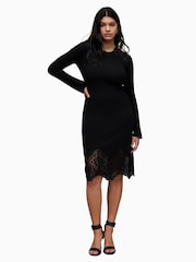 AllSaints Black Milly Dress - Image 3 of 6