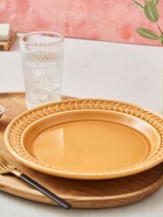 Portmeirion Set of 4 Yellow Botanic Garden Harmony Plates - Image 1 of 6