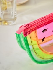Pink Kids Fruity Watermelon Makeup Bag - Image 6 of 9