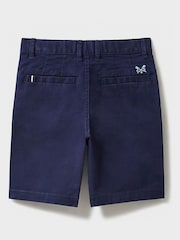 Синий с хромированной отделкой - Шорты-бермуды Crew Clothing - Изображение 3 из 4
