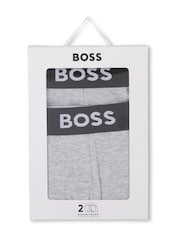BOSS Grey Boxers Pack Of 5 - Image 4 of 5