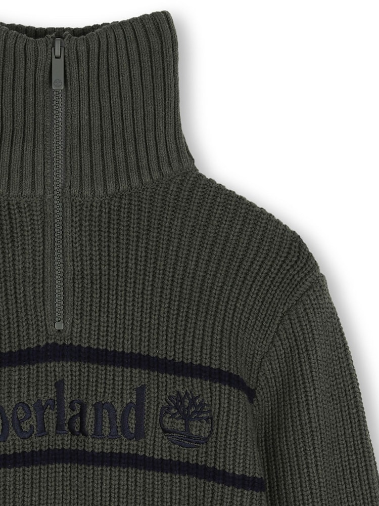 Timberland megztinis su užtrauktuku ir Aukšta apykakle - 3 paveikslėlis iš 3