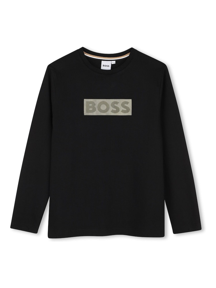 BOSS Black Long Sleeve T-Shirt - Image 1 of 3