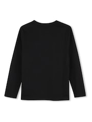 BOSS Black Long Sleeve T-Shirt - Image 2 of 3