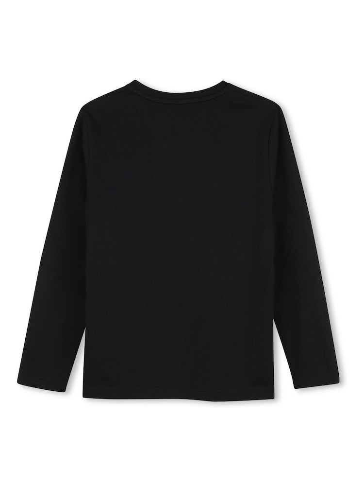 BOSS Black Long Sleeve T-Shirt - Image 2 of 3
