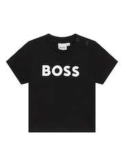 BOSS Black Cotton Short Sleeve T-Shirt - Image 1 of 2