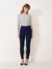 Crew Clothing Blue Skinny Jeans - Image 2 of 5