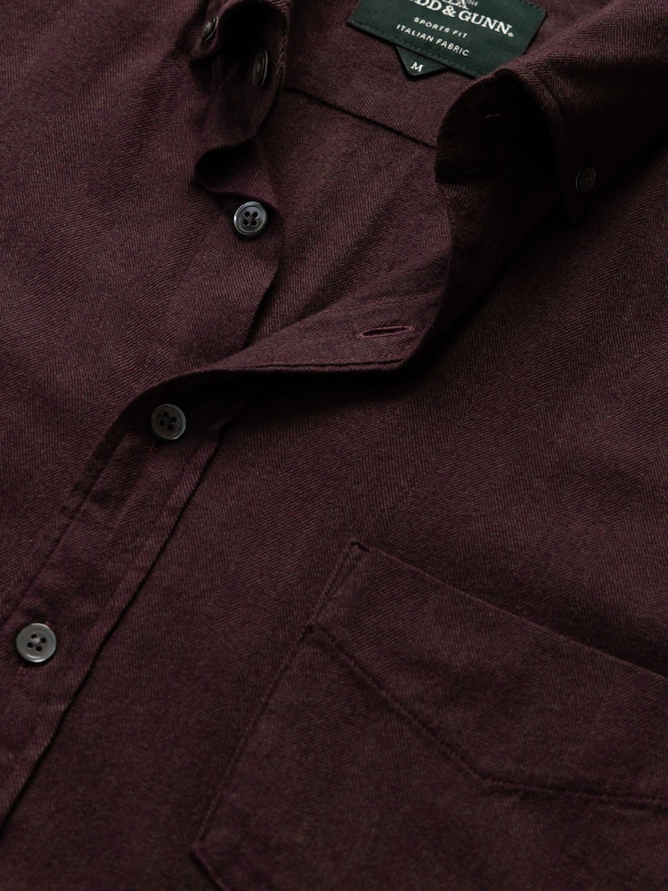 Rodd & Gunn Purple Barrhill Sports Shirt - Image 6 of 6 Rodd & Gunn Purple Barrhill Sports Shirt - Image 6 of 6