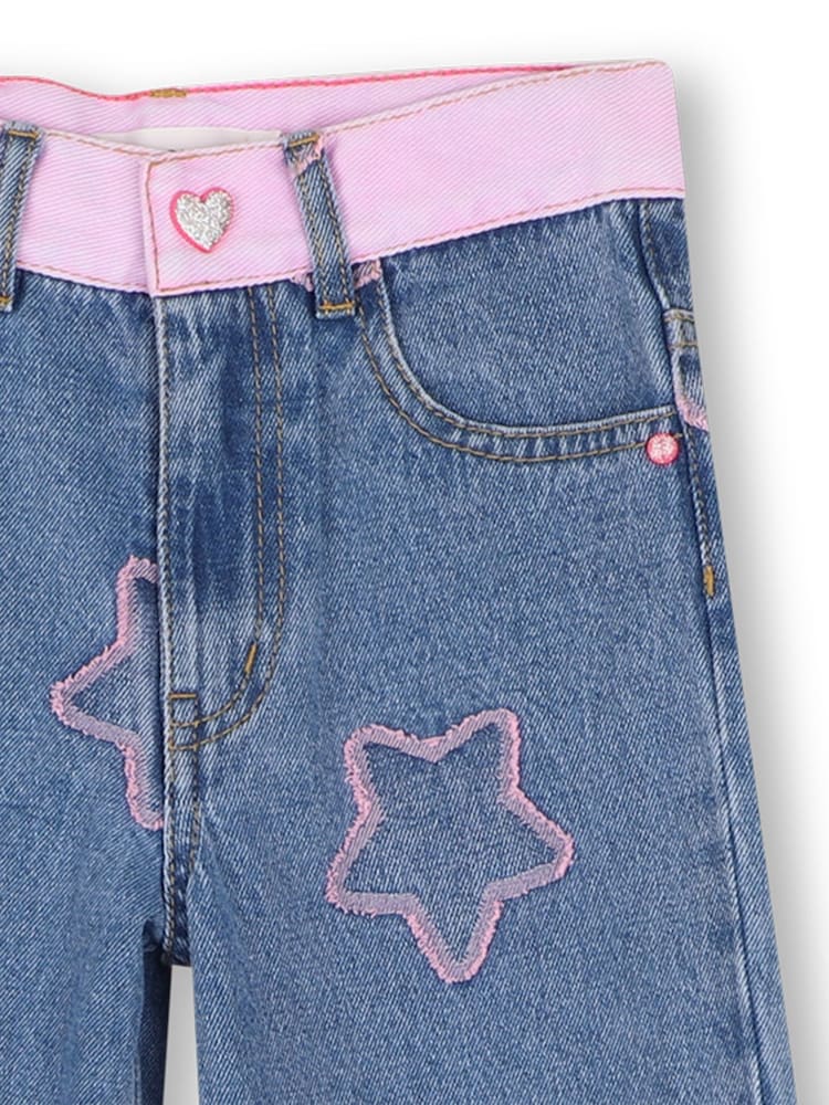 Billieblush Two-Tone Jacquard Denim Jeans - Image 3 of 3