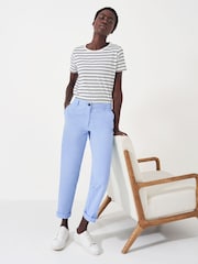 Hellblau - Crew Clothing Salcombe Chinos - Bild 1 von 5