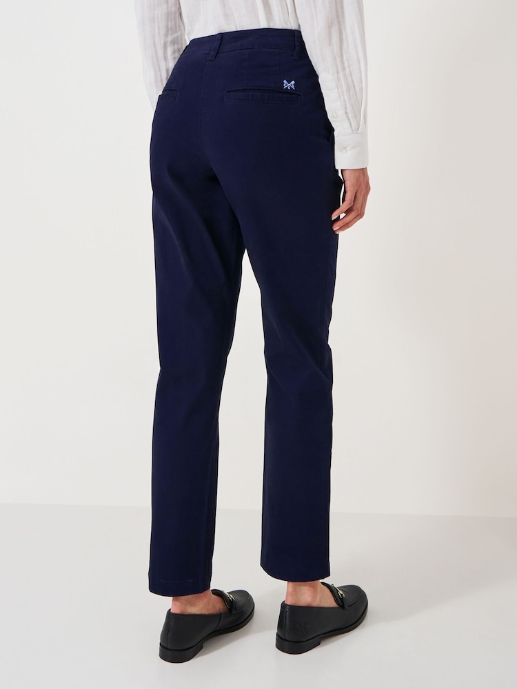 Blau - Crew Clothing Salcombe Chinos - Bild 2 von 5 Blau - Crew Clothing Salcombe Chinos - Bild 2 von 5