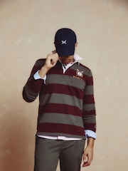 Crew Clothing Green Callington Rugby Shirt - Image 1 of 5