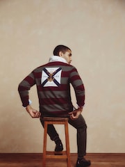 Crew Clothing Green Callington Rugby Shirt - Image 2 of 5