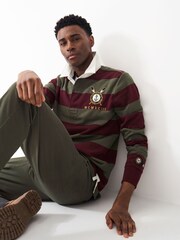 Crew Clothing Green Callington Rugby Shirt - Image 3 of 5