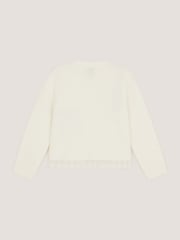 Monsoon Cream Embellished Bow Cardigan - Image 2 of 3