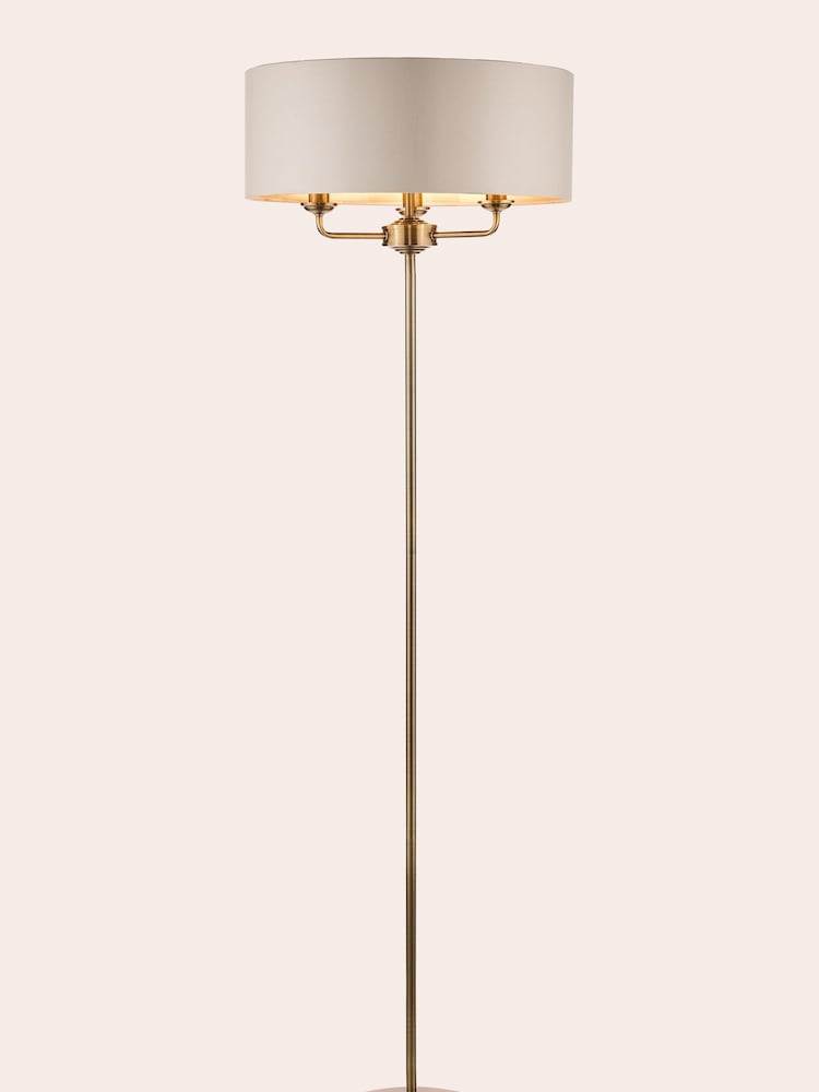 Laura Ashley Brass Sorrento Floor Lamp - Image 2 of 4