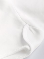 White 7 Pack Essential Baby Long Sleeve Bodysuits - Image 5 of 5