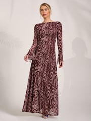 Ζώο - Jolie Moi Slash Neck Maxi Dress - Εικόνα 1 από 6