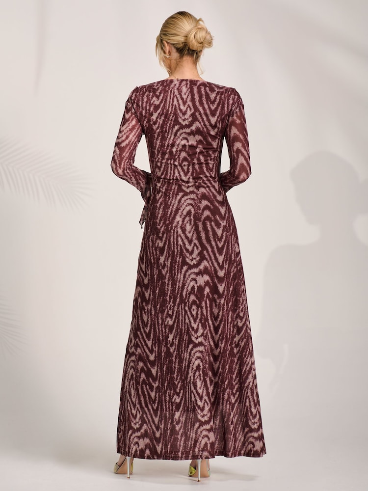 Ζώο - Jolie Moi Slash Neck Maxi Dress - Εικόνα 2 από 6 Ζώο - Jolie Moi Slash Neck Maxi Dress - Εικόνα 2 από 6