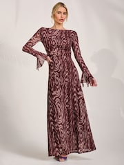 Ζώο - Jolie Moi Slash Neck Maxi Dress - Εικόνα 5 από 6