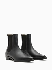 AllSaints Black Steam Boots - Image 3 of 6