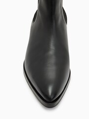 AllSaints Black Steam Boots - Image 5 of 6