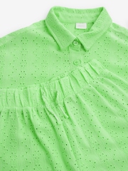 Lime Green Oversized Textured Shirt And Shorts Set (3-16yrs) (3-16yrs) - Image 10 of 10