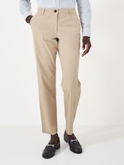 Crew Clothing Natural Salcombe Chino Trousers - Image 4 of 5