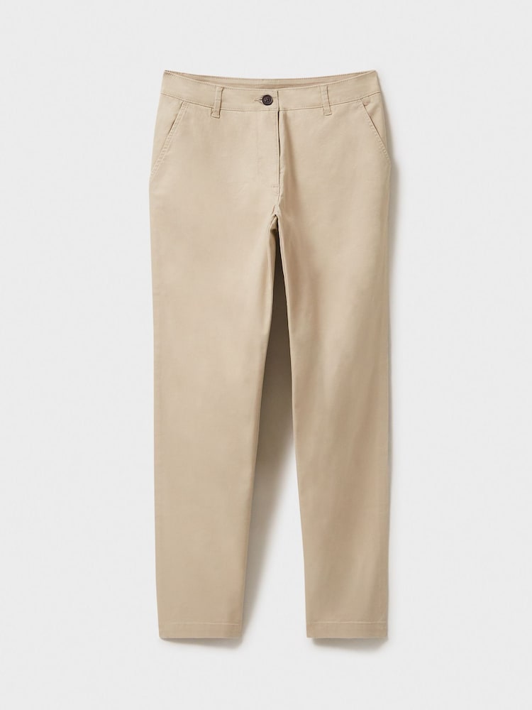 Crew Clothing Natural Salcombe Chino Trousers - Image 5 of 5